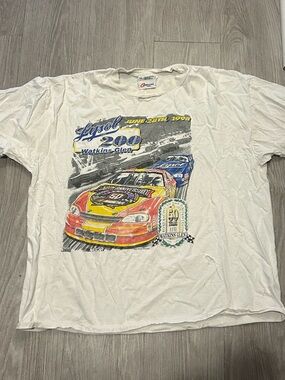 Vintage Lysol 200 Watkins Glen Racing Graphic Short Sleeve Tee - White